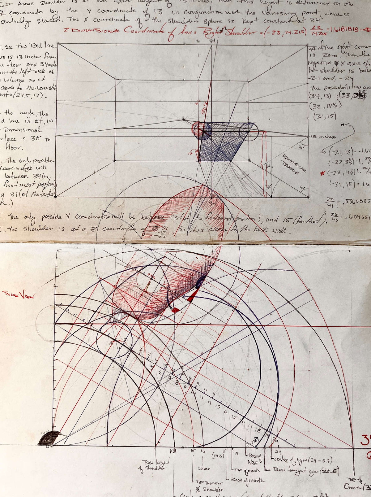 Page from the handwritten theory archive of Tommy Hoppe