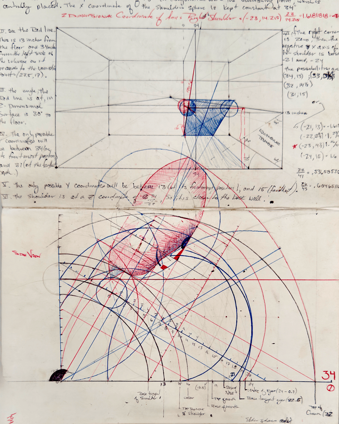 Page from the handwritten theory archive of Tommy Hoppe