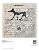 The printed sheet as received: Thirteen Egyptian Design Tactics, 2025 on 8.5 by 11 paper with caption and scan code