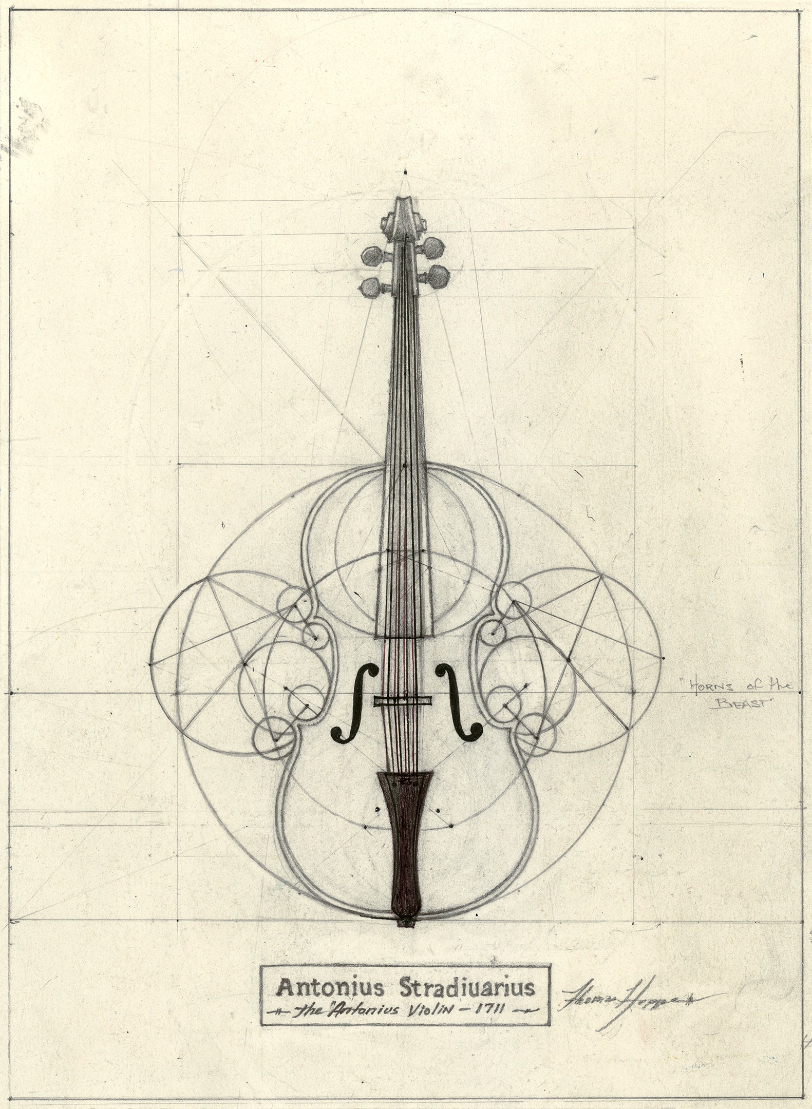 Harmonic Analysis of a 1711 Stradivarius Antonius Violin by Tommy Hoppe