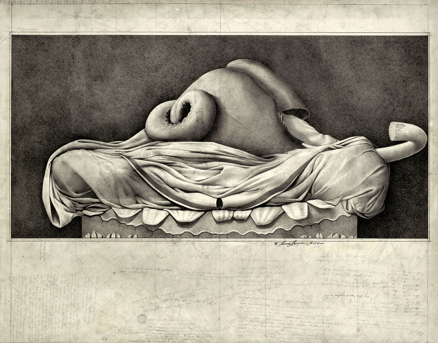 The drawing used in What do you see?